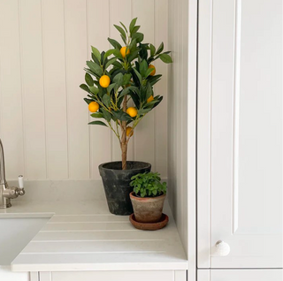 Faux Lemon Tree 72cm