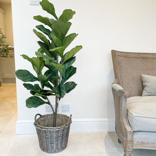 Faux Fiddle Leaf Fig Tree 120cm